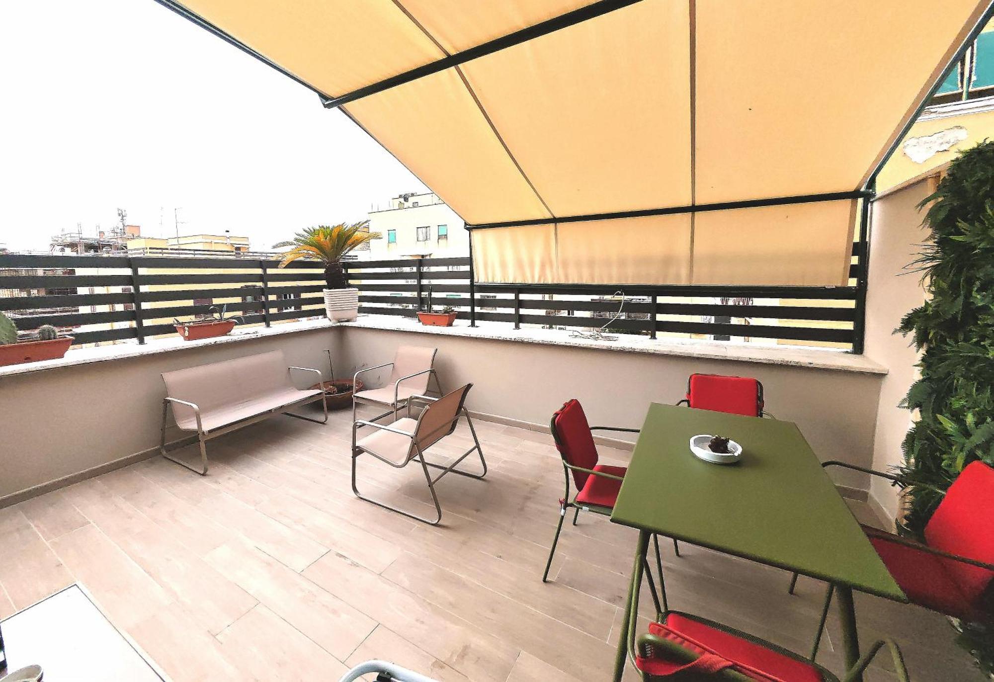 Apartamento Attico Urbano Terrazza Su Roma Metro A Cornelia Exterior foto