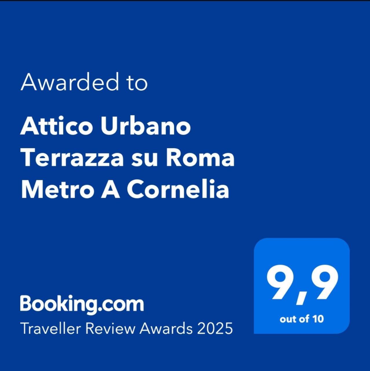 Apartamento Attico Urbano Terrazza Su Roma Metro A Cornelia Exterior foto